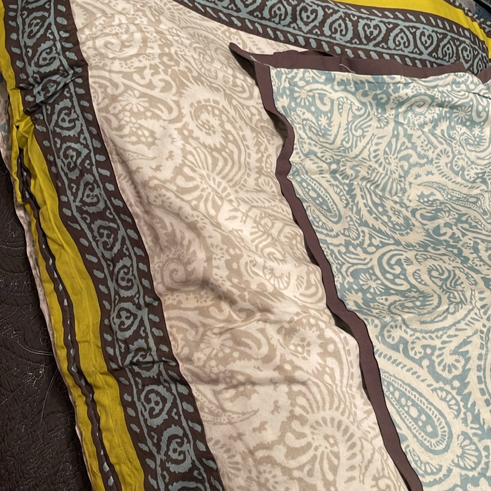 BOHO Duvet queen set!🩶☮️💚🤍🤎☮️💖